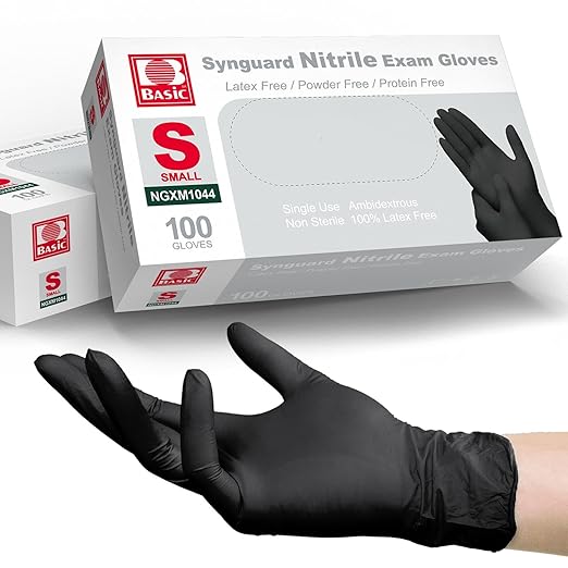 Basic Medical Black Nitrile Basic Medical Black Nitrile - S