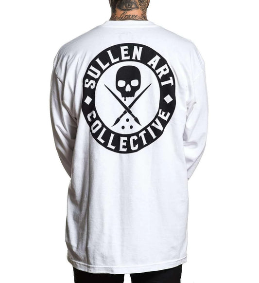 Badge of Honor Long Sleeve White