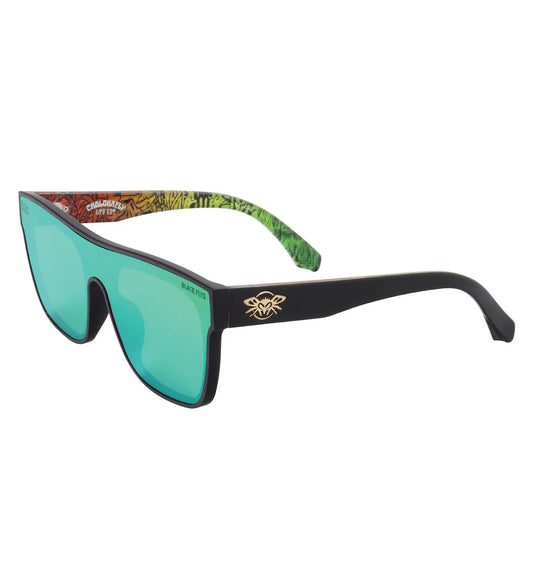 Sullen Cholohaflys Sunglasses - Matte Black/Green