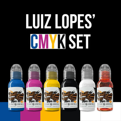 World Famous Luiz Lopes CMYK Ink Set