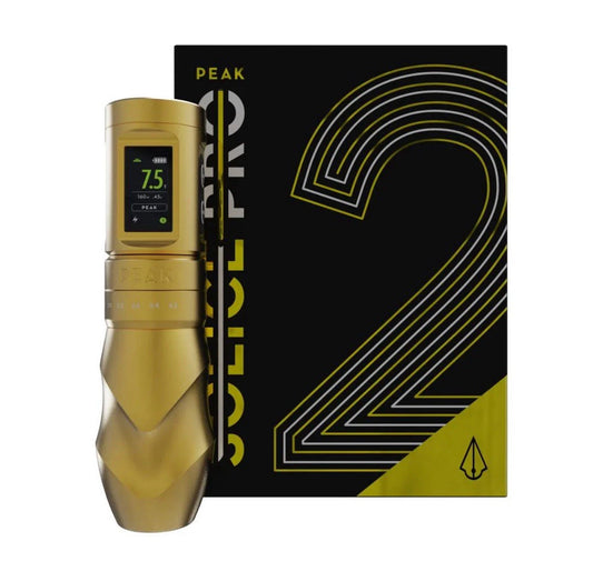 PEAK SOLICE PRO 2 WIRELESS TATTOO MACHINE - GOLD